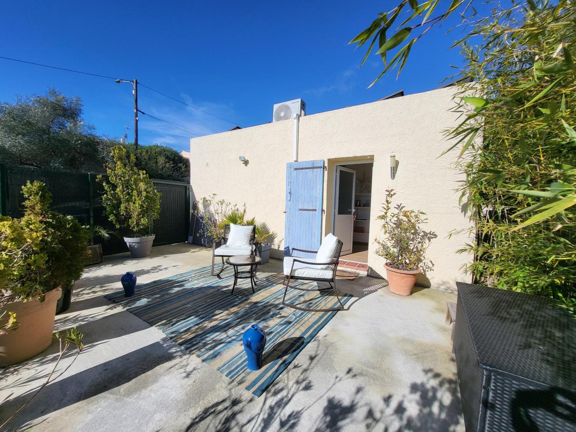 Studio Independant Avec Terrasse A Juan Les Pins Antibes Eksteriør billede